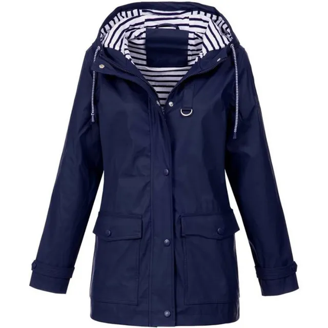 Insulated longer women's parka style jacket