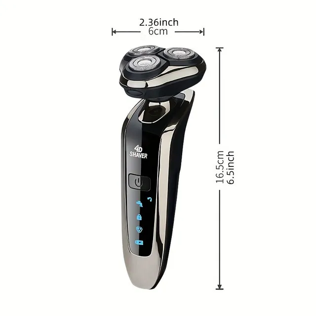 Do not worry about water Wireless and waterproof razor for perfect shaving anywhere