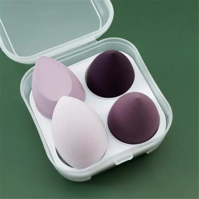 4ks Kozmetické huby Blender Beauty Egg - make-up huby pre perfektný vzhľad