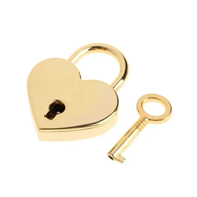 Mini Vacuum Vintage Heart Shaped Lock