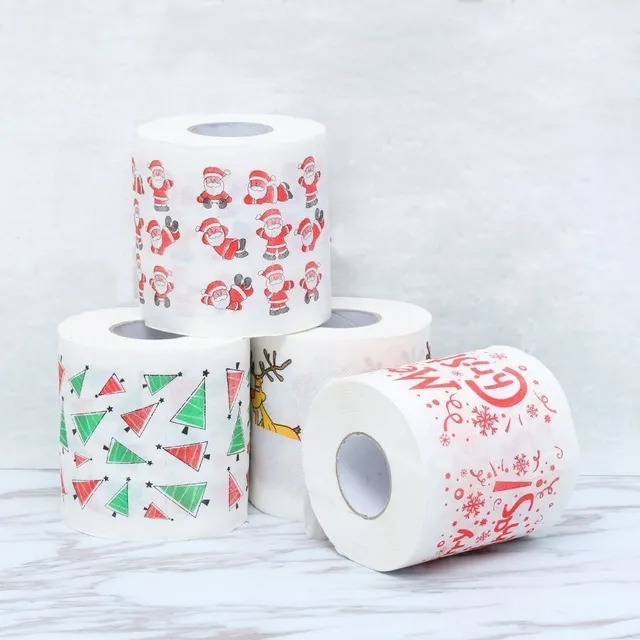 Toilet paper with Christmas theme Xmass Eve