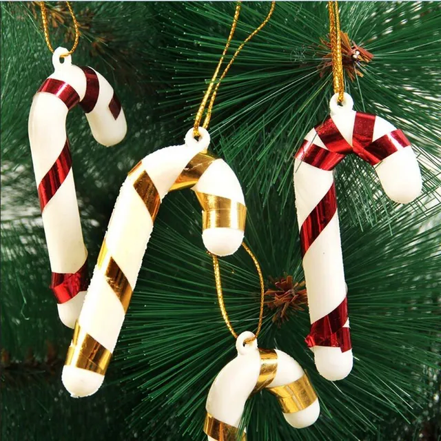 Christmas lollipops plastic 10 pcs