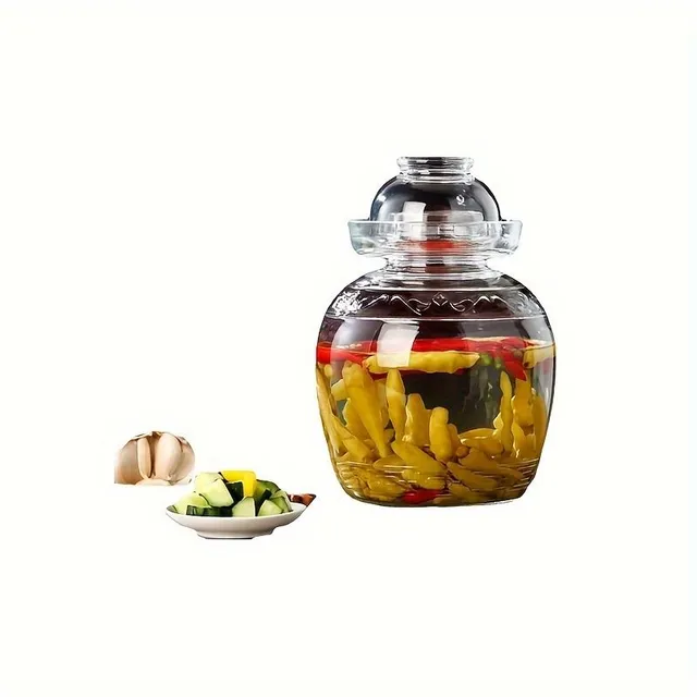 Glass for fermentation with airtight closure, 1 pc