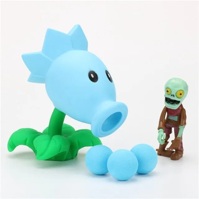 Shooting toy in the form of Plants vs Zombies characters