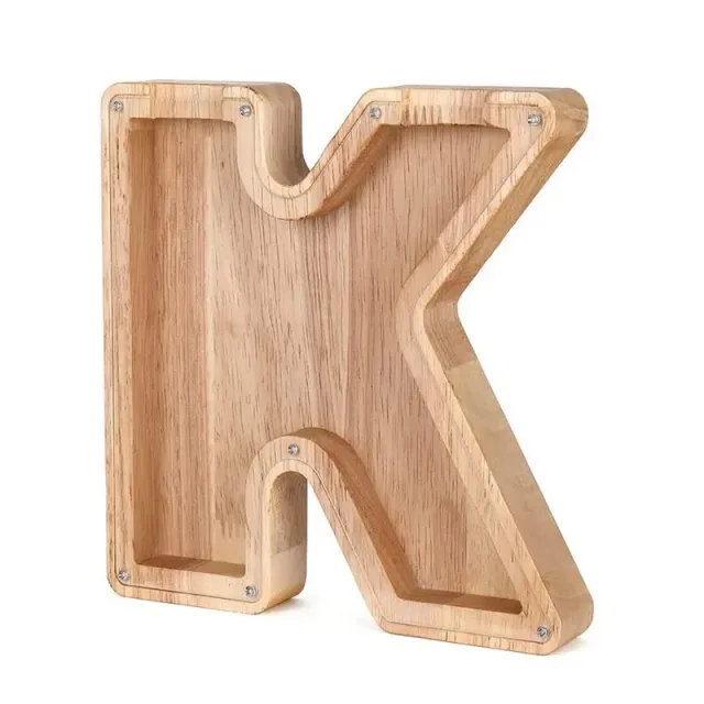 Design box in letter shape - whole alphabet, wood processing