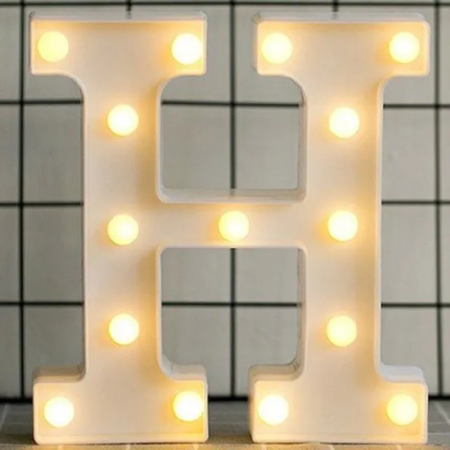 Decorative illuminating letters