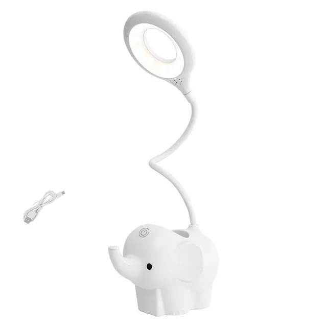 Multipurpose cute baby table lamp in the shape of a elephant