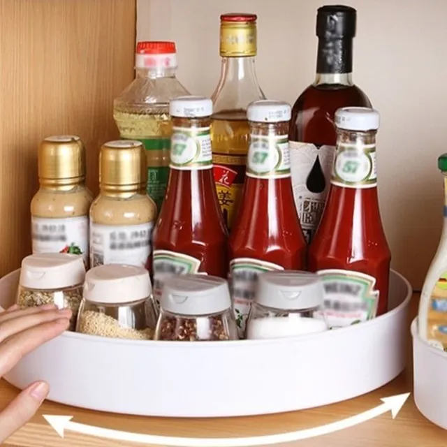 Rotating kitchen organiser