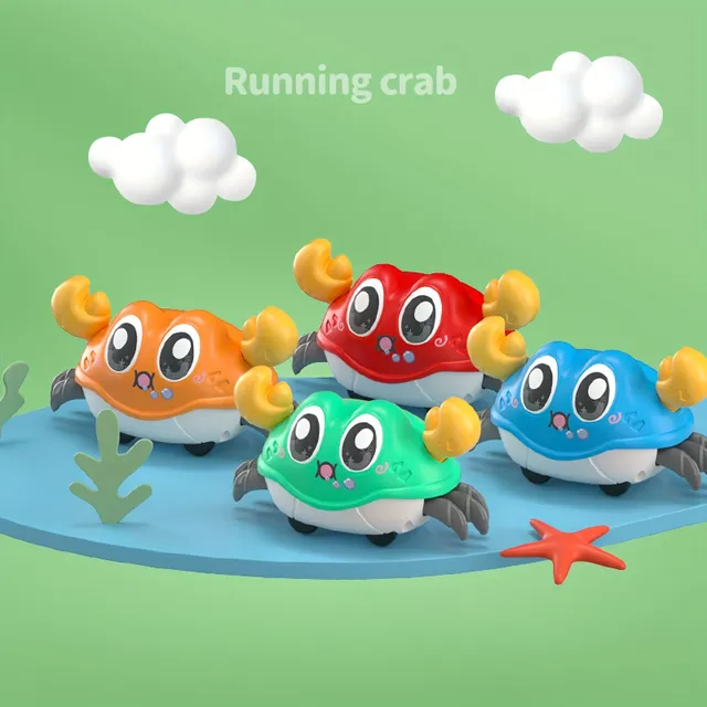 Crab interactiv de tras pentru copii - escaladare realistă, plastic rezistent