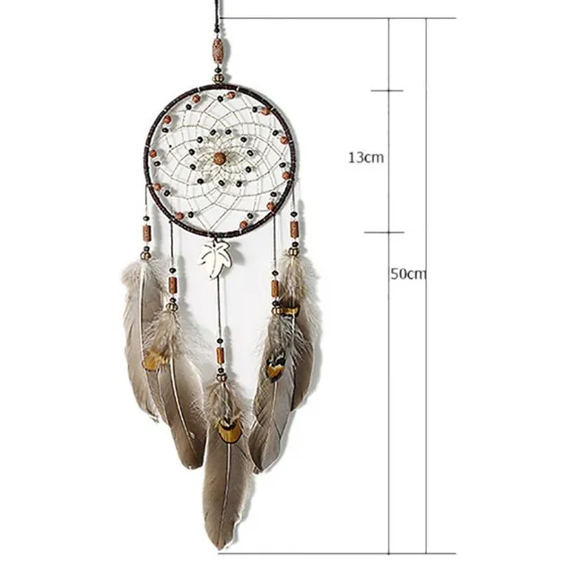 Indian Dream catcher Elos - jasnoszary