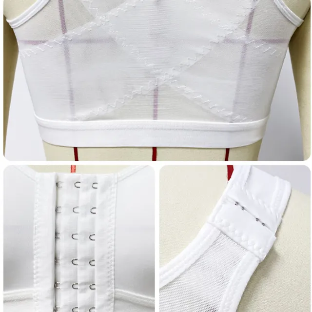 Women's bra without underwire for posture correction