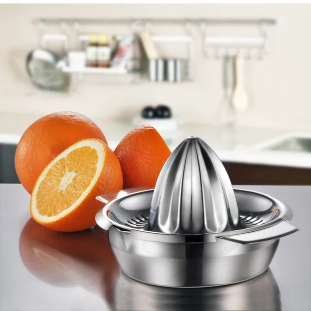 Stainless steel citrus press