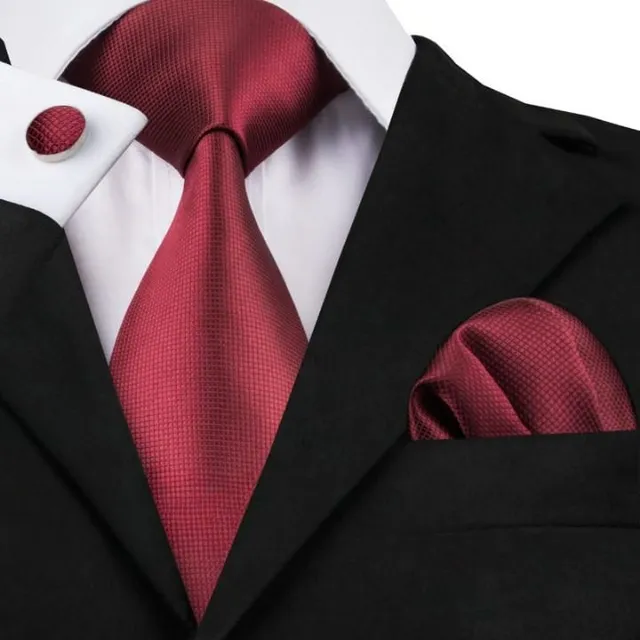 Men's luxury business set | Tie, Handkerchief, Cufflinks