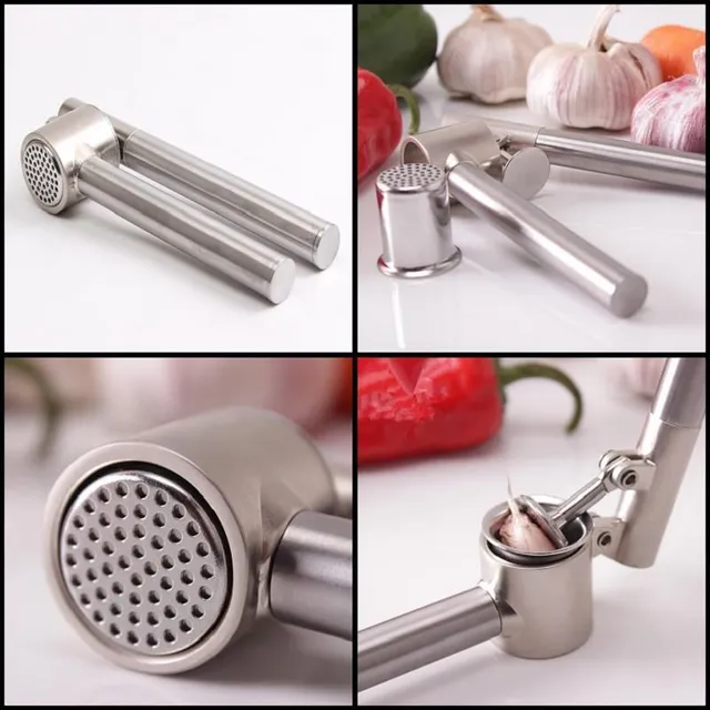 Stainless steel garlic press C320