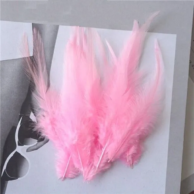 Decorative cock feathers 10-15 cm 50 pcs