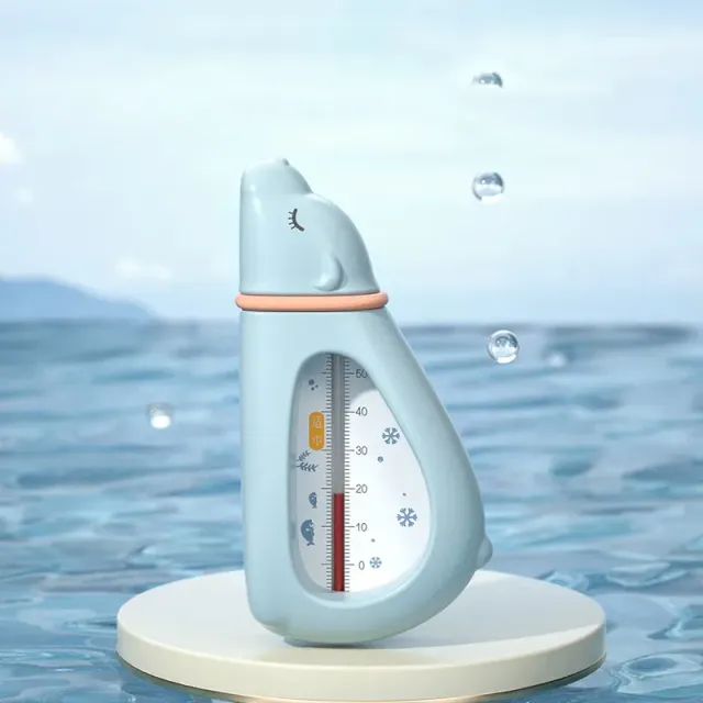 Bath thermometer for newborns to measure water temperature