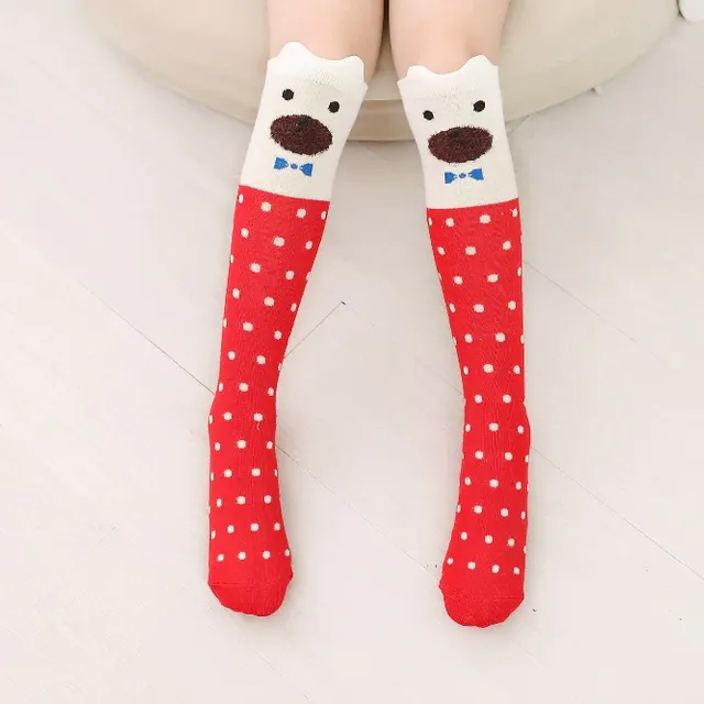 Girls' overstockings with animals