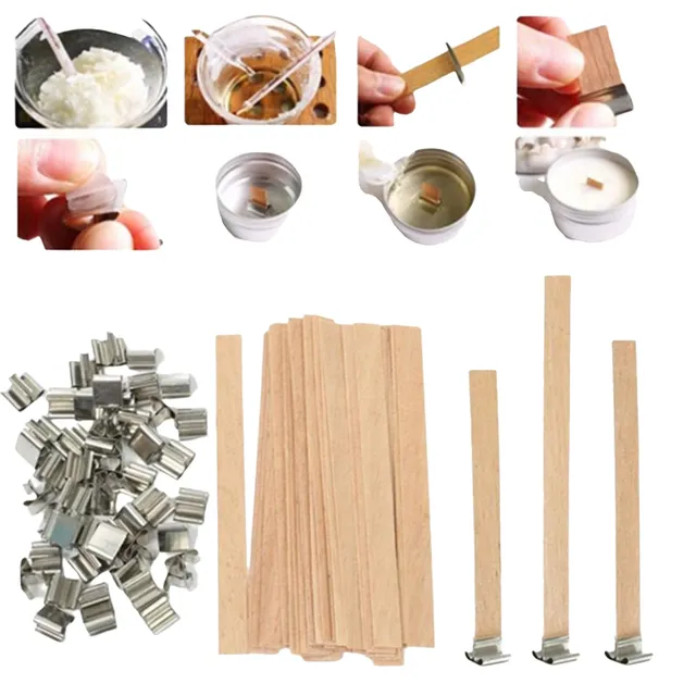 Wooden wick 13 x 130 mm 50 pcs