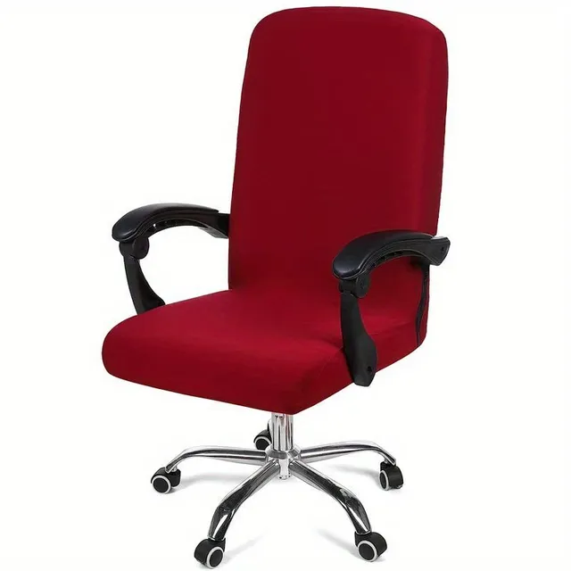 Comfortable flexible cover for office chair with printing - Perfect fit for your work corner