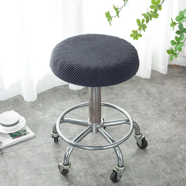 Modern covers on a round chair