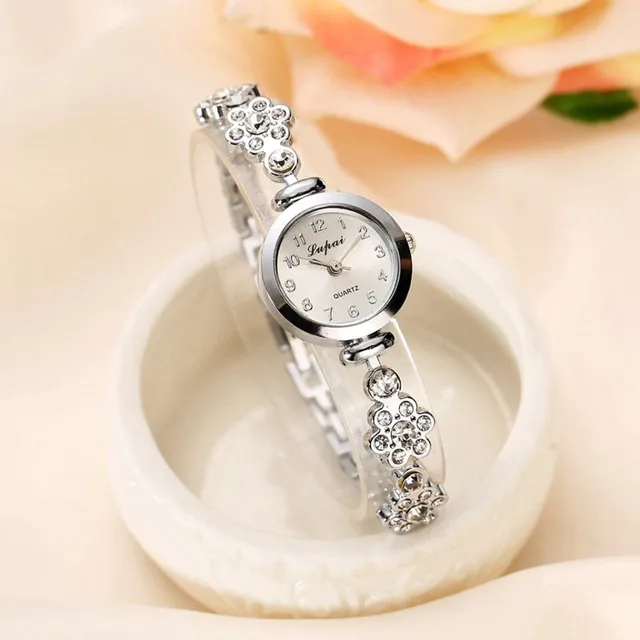 Women's Watch with Flowers