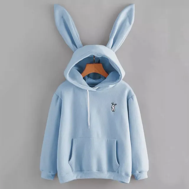 Ladies sweatshirt with Bunny ears