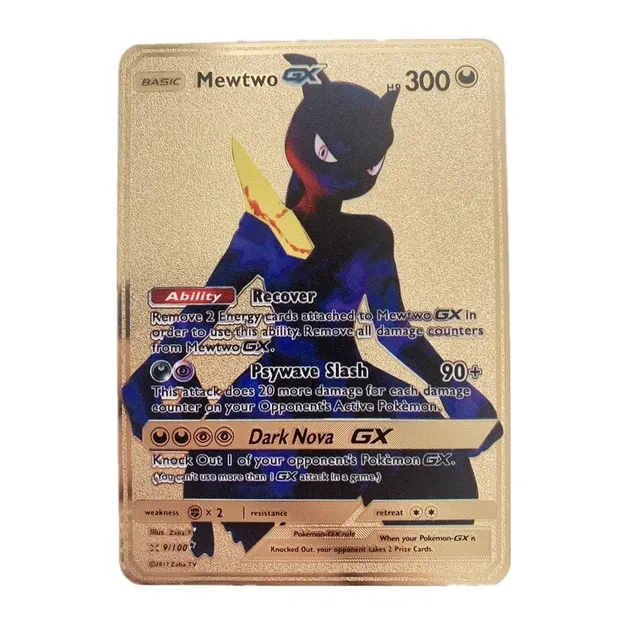 Metal Collector Card Pokemon - pcs legendary card Braelan 1