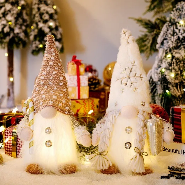 Vianočná LED dekorácia - elf