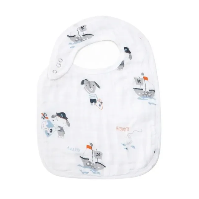 Baby bib made of bamboo cotton - soft bibs for newborns and toddlers