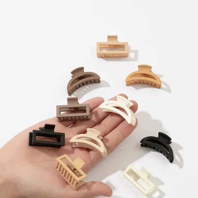 Multi-functional hair clips with rectangular and monthly design for everyday use