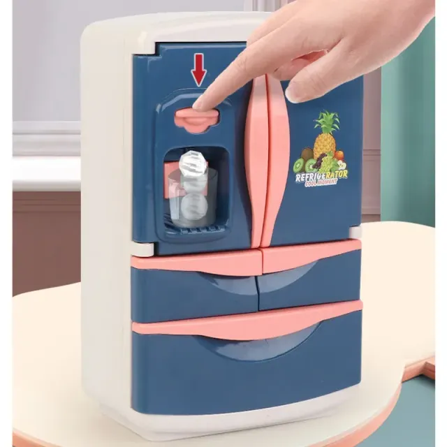 Children's toy fridge with ice tray for children from 3 years old