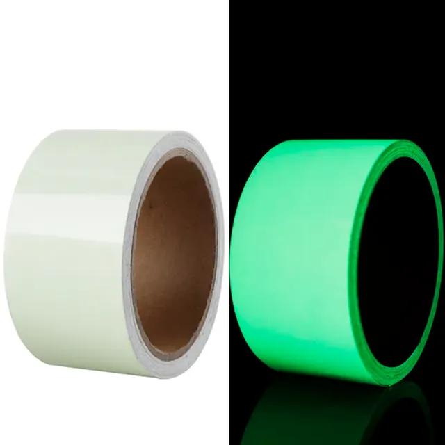 Self-adhesive shiny tape in the dark for home safety, decoration and warning