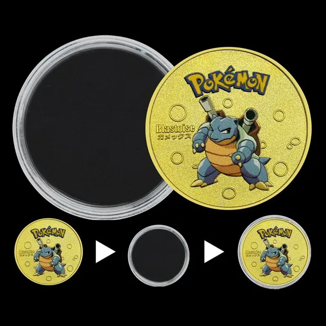 Pokémon - pamiątkowe metalowe monety