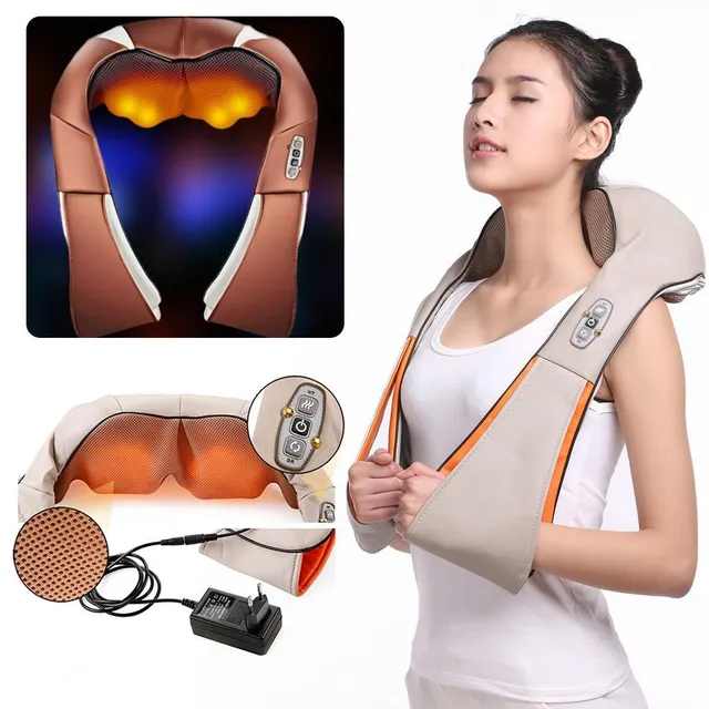Multifunkčný masážny prístroj na krk a ramená