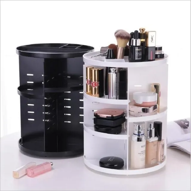 Rotating makeup organiser