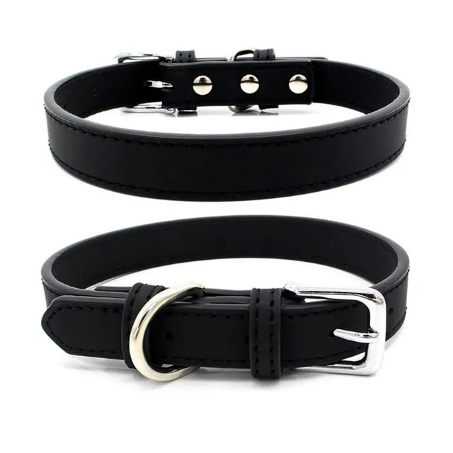 Luxury collar in imitation of skin for cats and dogs of small size - more colors Plinius