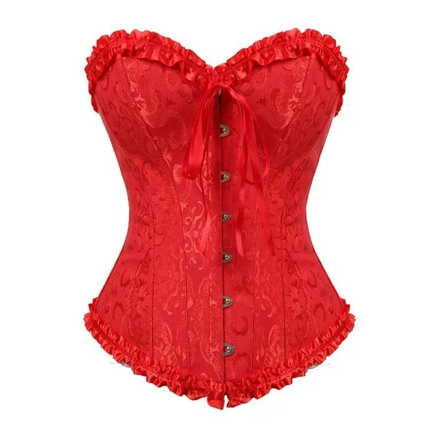 Women's seductive corset 819red l