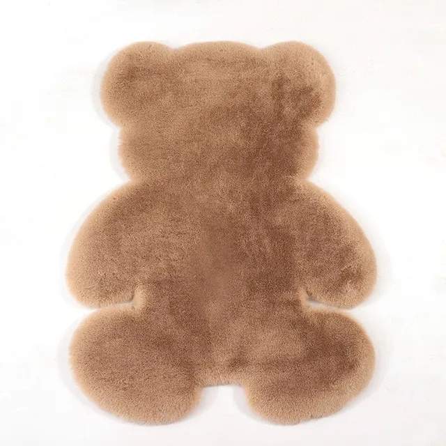 Měkký kobereček ve tvaru medvídka