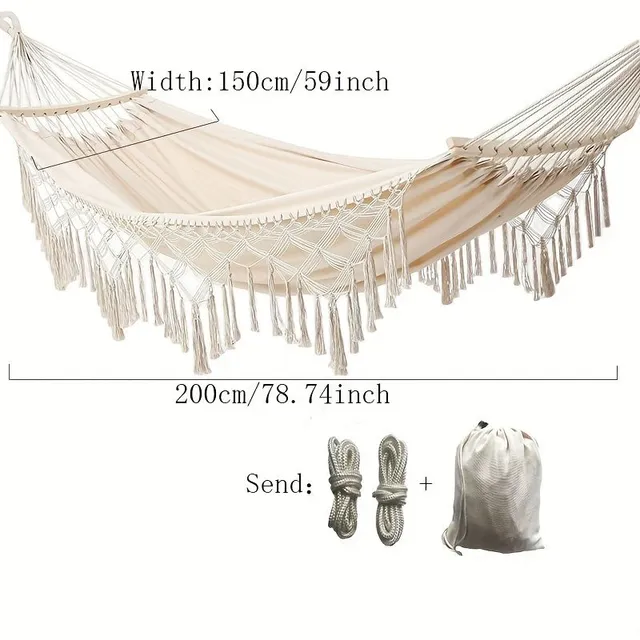 Swing net for outdoor relaxation