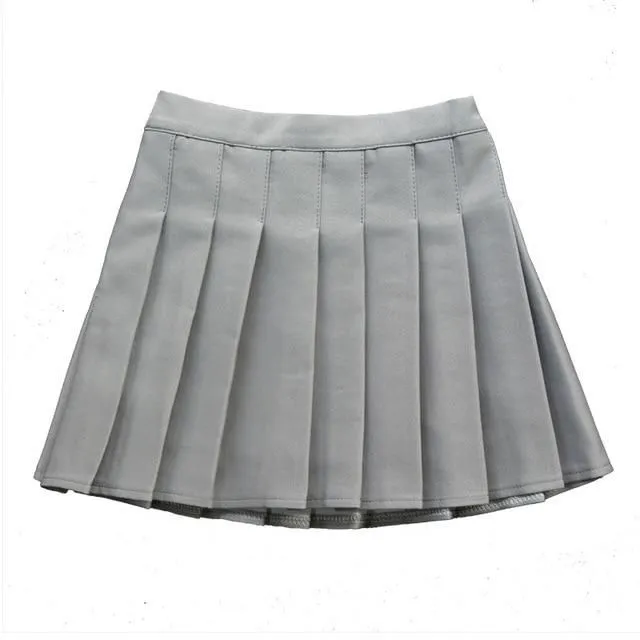 Girls' plaid plaid skirt