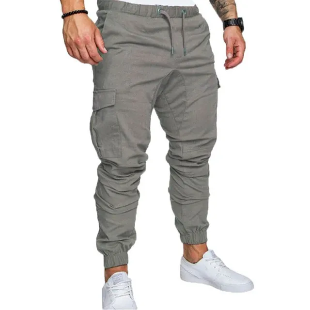 Pantaloni cargo eleganti da uomo per il tempo libero in vari colori