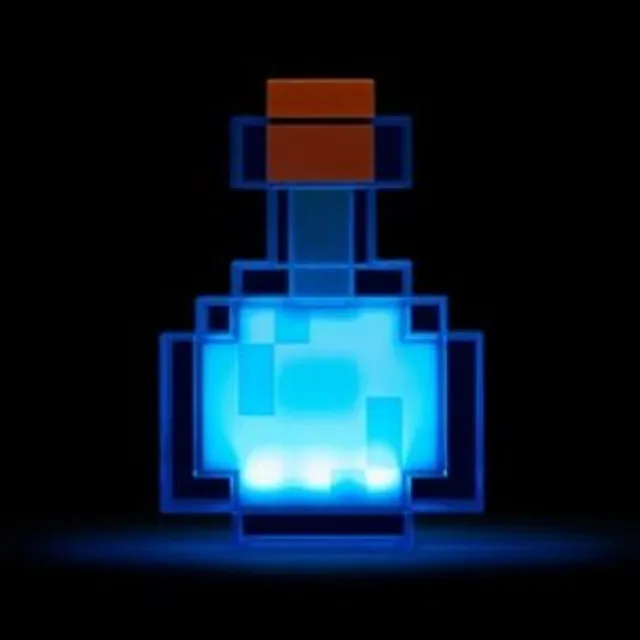 Krásné LED světlo s motivem počítačových her Blue