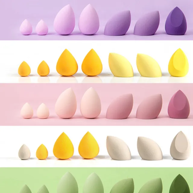 7 make-up sponges - various sizes