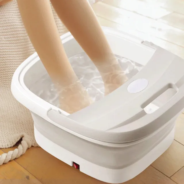 Electric heated foot bath with heating