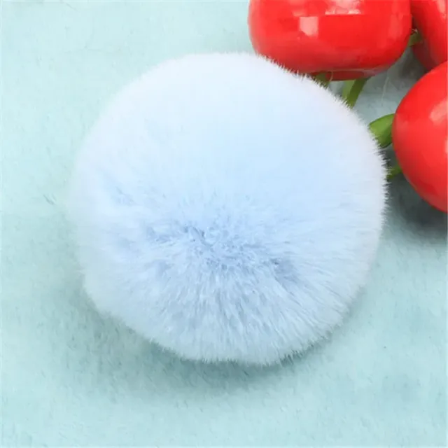 Colorful fluffy soft pompon balls