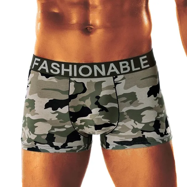 Men's stylish camouflage boxer shorts