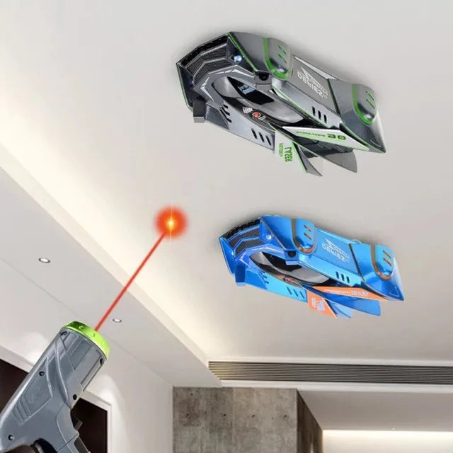 Antigravity RC car with laser control