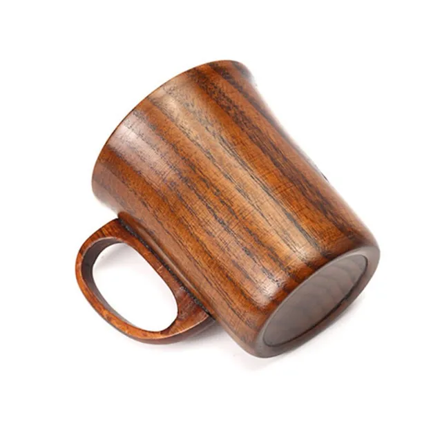 Beautiful wooden mug