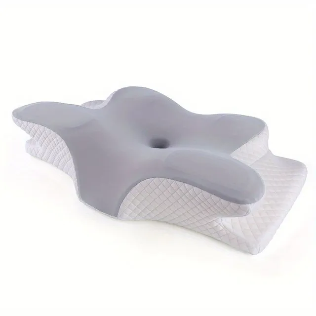 Relaxable neck spine memory pillow for painless sleep and pain relief