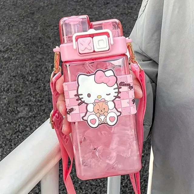 Hellokitty Cup On Water, Portable Plastic Cup On Drinking